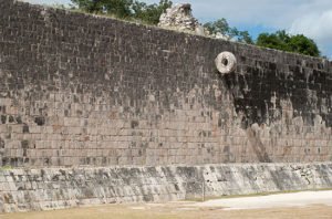 Mayan Ball Court wall