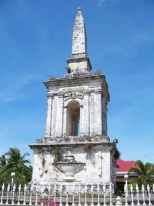 Memorial shrine to Ferdinand Magellan in Philippines