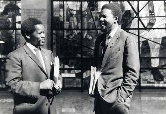 Oliver Tambo and Nelson Mandela