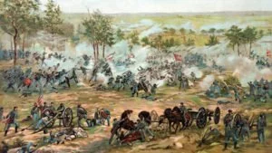 Battle of Gettysburg Painting