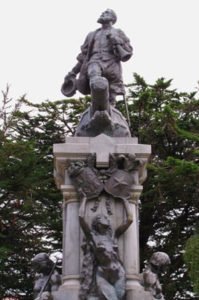 Statue of Ferdinand Magellan in Chile