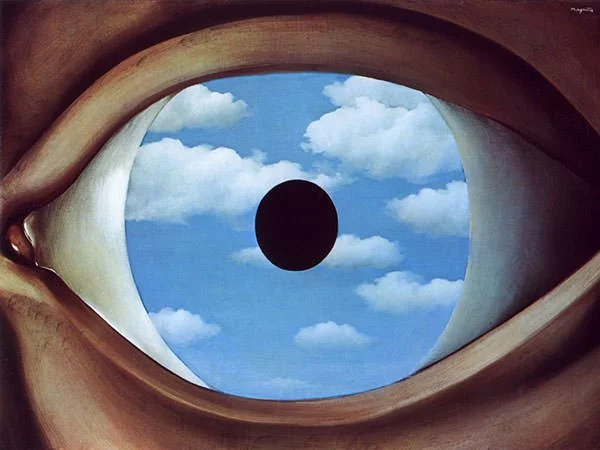 The False Mirror (1928) - Rene Magritte