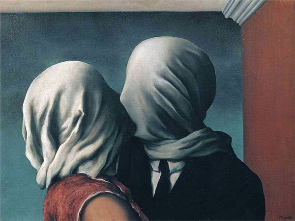 The Lovers (1928) - Rene Magritte