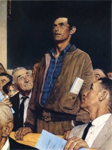 Freedom of Speech (1943) - Norman Rockwell