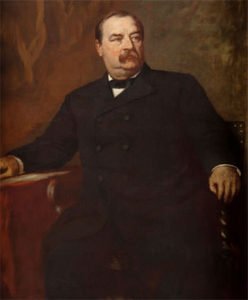 Official portrait of Grover Cleveland as New York Governor