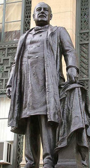 Statue of Grover Cleveland in New York