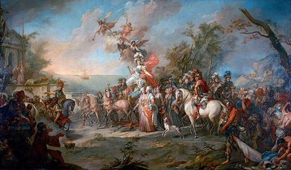 Allegory of Catherine's Victory over the Turks