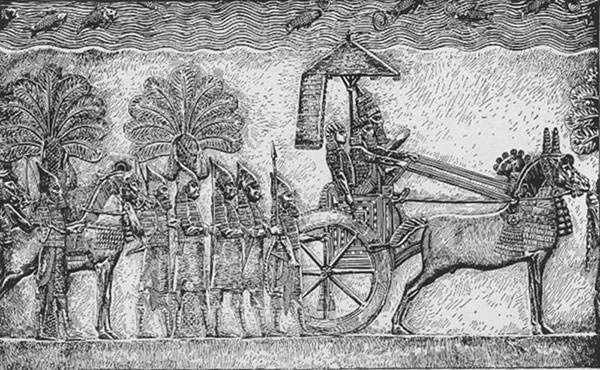 Relief depicting Sennacherib