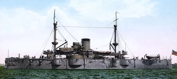 The battleship USS Texas