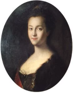 Portrait of Catherine II as a young girl