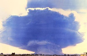1980 Eruption of Mt St Helens ash cloud