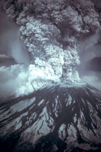 Mount St Helens on May 18, 1980