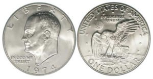 Eisenhower one dollar coin