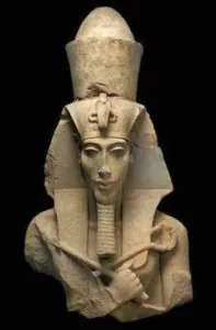 Pharaoh Akhenaten statue