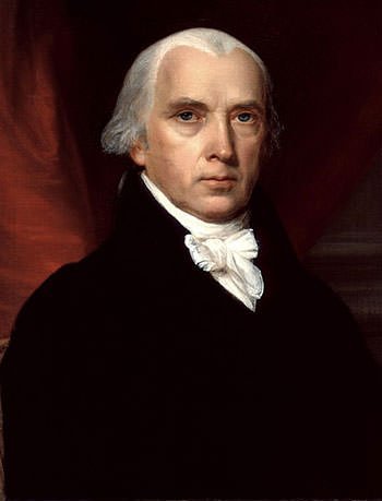 1816 Portrait of President James Madison