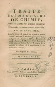 Elementary Treatise of Chemistry by Antoine Lavoisier