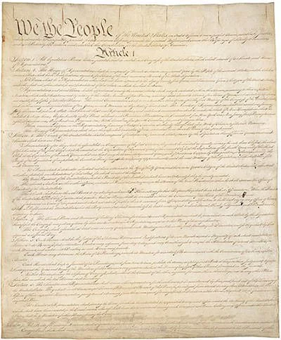 US Constitution page 1