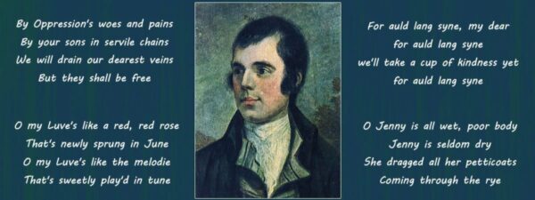 Robert Burns Famous Poems Featured
