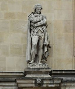 Antoine Lavoisier statue in Paris