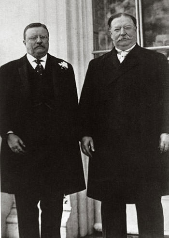 Theodore Roosevelt and William Howard Taft