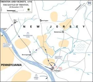Battle of Trenton map