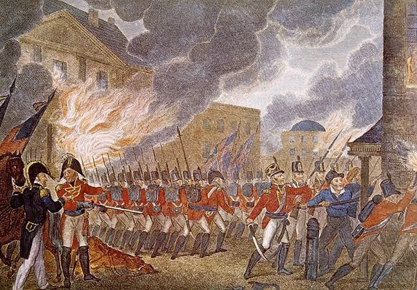 Burning of Washington DC by the British