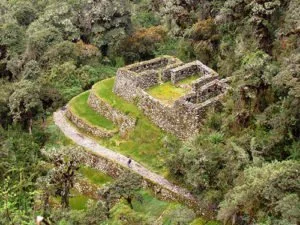 Qunchamarka tambo on Inca Trail