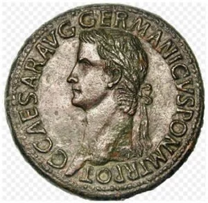 Caligula Roman coin