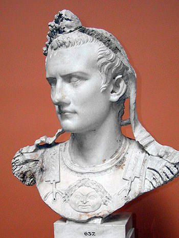Bust of Caligula in Copenhagen