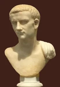 Bust of Caligula in Rome