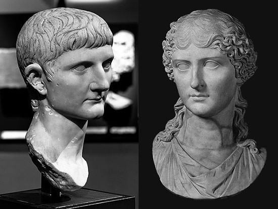 Bust of Caligula's Parents