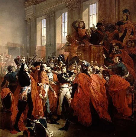 Coup of 18 Brumaire painting