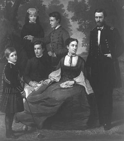 Ulysses Grant and his family