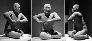 The Wrestler - An Olmec statuette