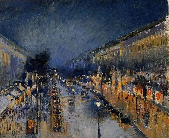 The Boulevard Montmartre at Night (1897)