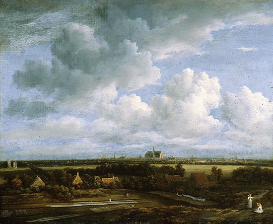 View of Haarlem with Bleaching Fields (1675)