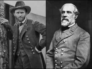 Ulysses S Grant and Robert E Lee