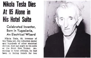 Nikola Tesla's death report