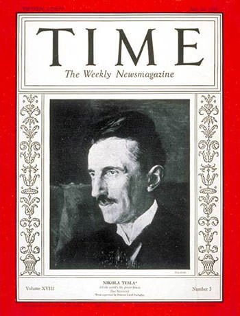 Nikola Tesla on Time Magazine
