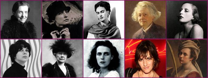 Famous Female Painters Featured 696x261 