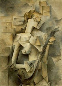 Girl with Mandolin (1910) - Pablo Picasso