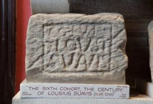 Hadrian Wall centurial stone