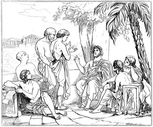 Plato in his Academy
