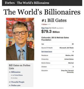 Bill Gates on Forbes