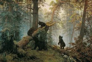 Morning in a Pine Forest (1889)