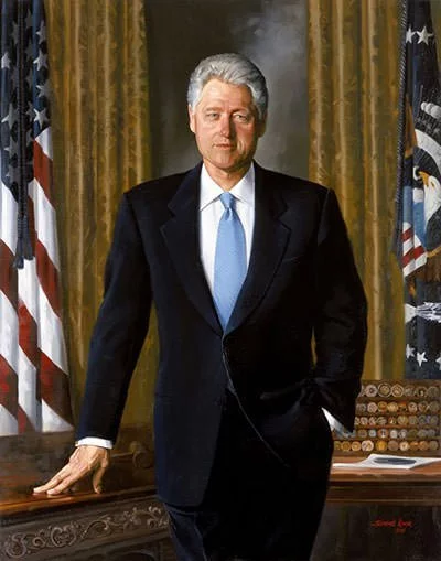 Bill Clinton Presidential Portrait