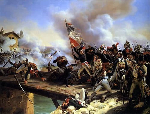 Napoleon Bonaparte leading during the French Revolutionary Wars