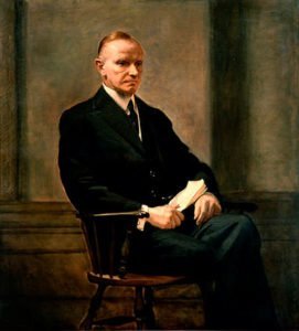 Calvin Coolidge Presidential Portrait