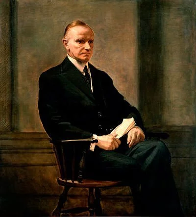 Calvin Coolidge Presidential Portrait