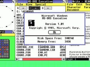 Microsoft Windows 1.0 GUI